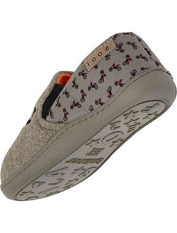 Zapatillas mocasines fácil de poner, suela antideslizante niño isotoner
