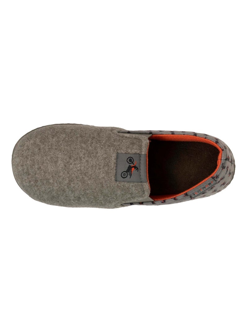 Zapatillas mocasines fácil de poner, suela ergonómica niño Isotoner Caqui - Kiabi