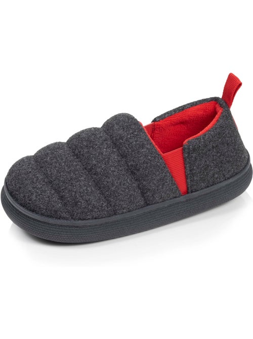 Zapatillas mocasines forro polar jaspeado con suela «bloup» niño isotoner - Kiabi Zapatillas mocasines forro polar jaspeado con suela «bloup» niño isotoner - Kiabi