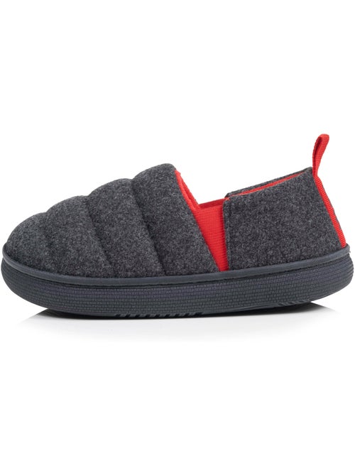 Zapatillas mocasines forro polar jaspeado con suela «bloup» niño isotoner - Kiabi Zapatillas mocasines forro polar jaspeado con suela «bloup» niño isotoner - Kiabi