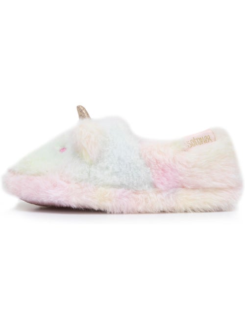 Zapatillas mocasines imitación de piel, suela antideslizante niña isotoner - Kiabi Zapatillas mocasines imitación de piel, suela antideslizante niña isotoner - Kiabi