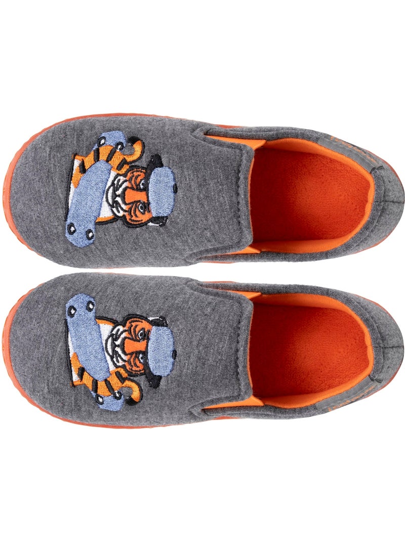 Zapatillas mocasines jersey, sujeción del pie, suela ligera y niño isotoner Gris jaspeado - Kiabi