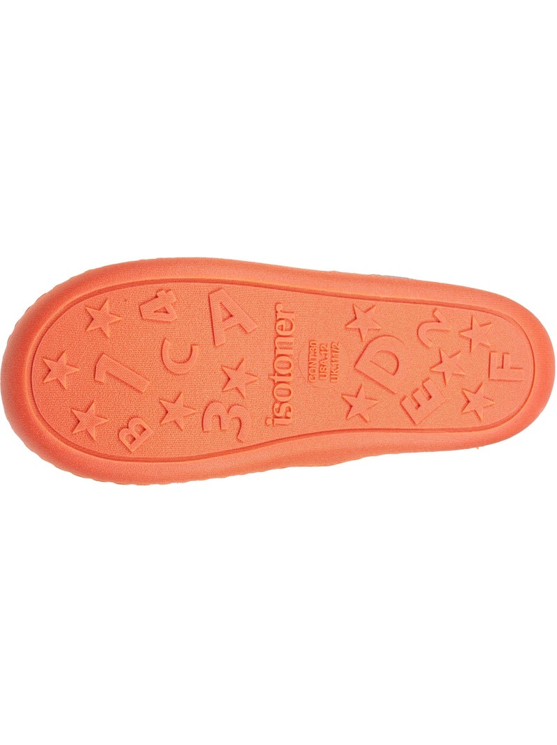 Zapatillas mocasines jersey, sujeción del pie, suela ligera y niño isotoner Gris jaspeado - Kiabi
