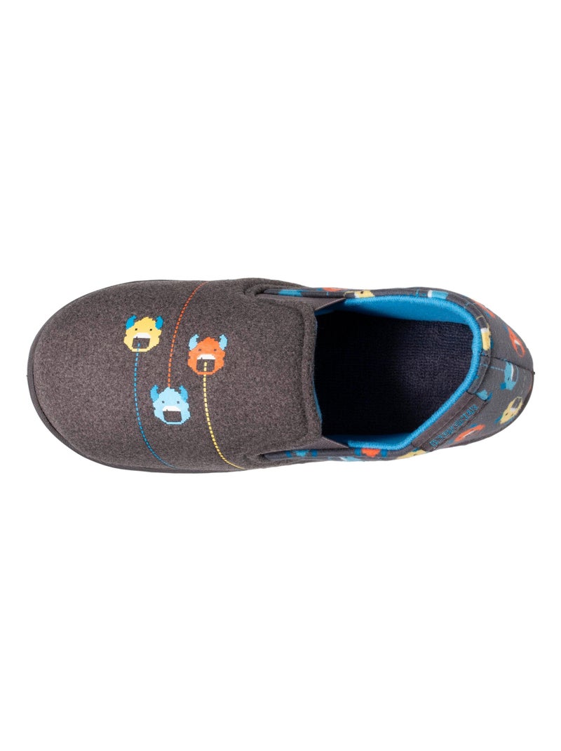 Zapatillas mocasines ligeras y cómodas, fáciles de poner, niño Isotoner Gris jaspeado - Kiabi