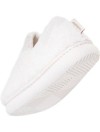 Zapatillas mocasines malla de rizo, suela Bloup Extra Confort niña Isotoner