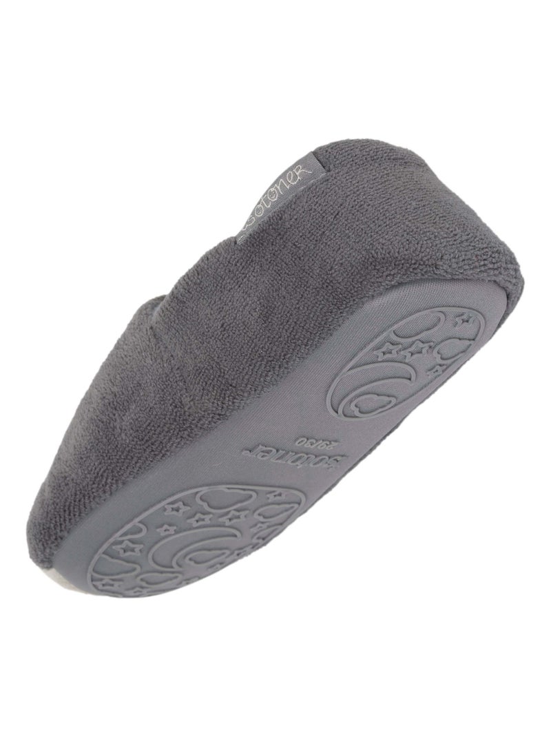 Zapatillas mocasines microesponja, suela de goma ultrasuave niño mixto Isotoner Gris - Kiabi