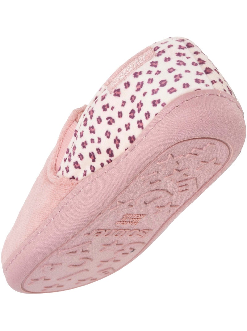 Zapatillas mocasines microesponja, sujeción flexible, fácil niña Isotoner Rosa claro - Kiabi