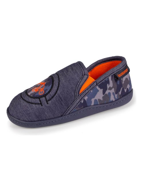 Zapatillas mocasines Monstruo de rayas niño Isotoner - Kiabi