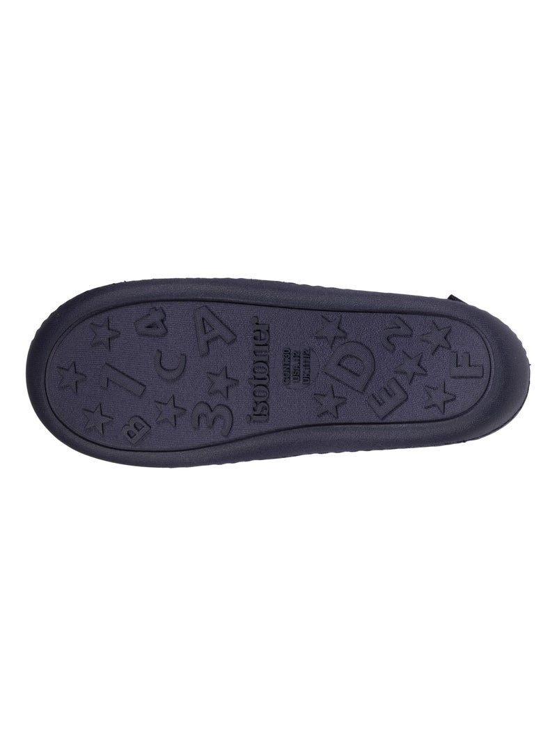 Zapatillas mocasines Monstruo de rayas niño Isotoner Azul - Kiabi
