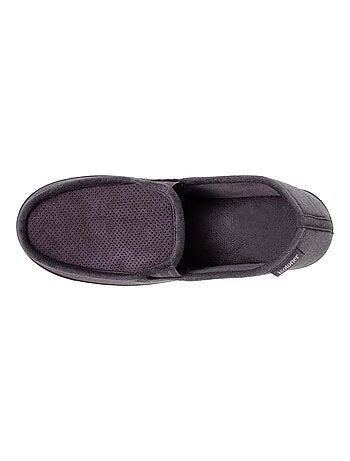 Zapatillas mocasines parte superior de terciopelo y suela hombre Isotoner