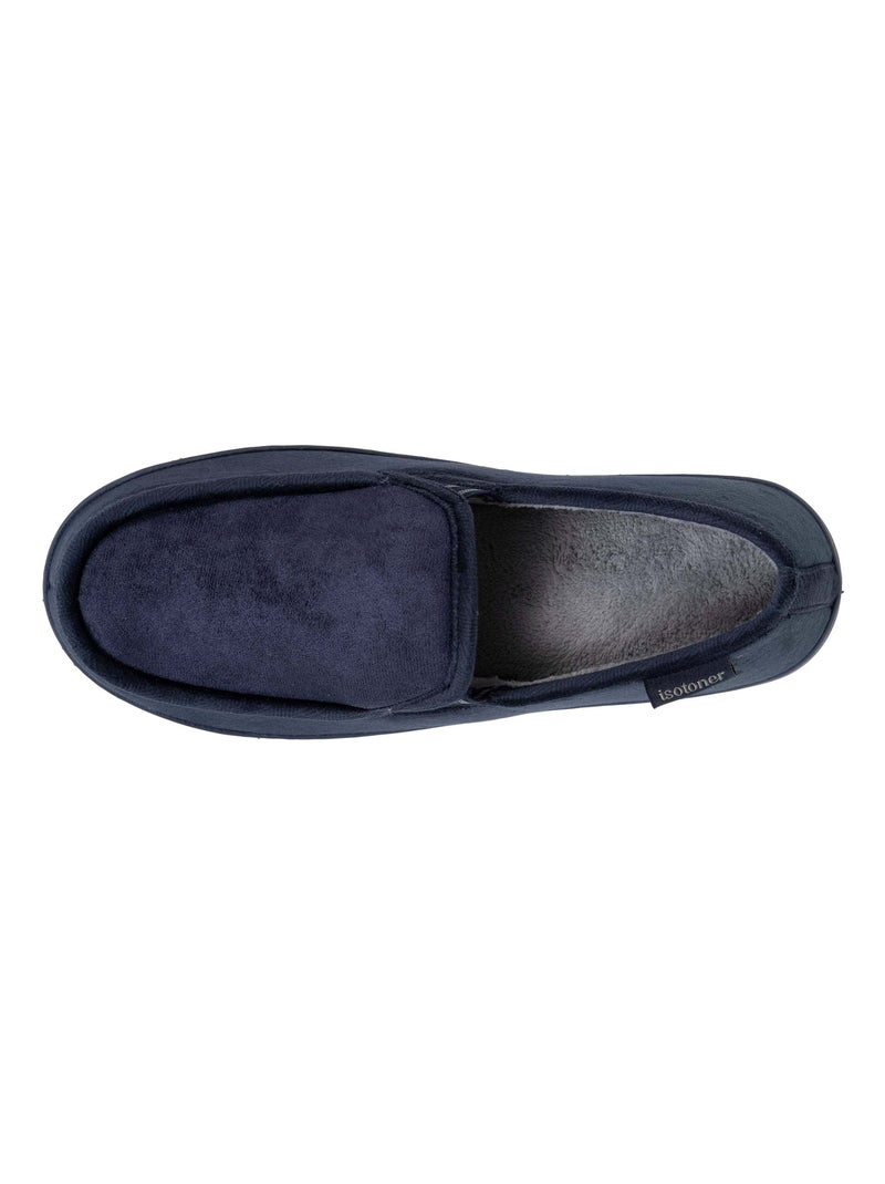 Zapatillas mocasines suela con memoria de forma hombre Isotoner Azul marino - Kiabi