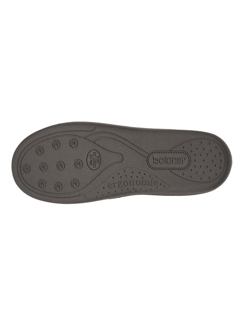 Zapatillas mocasines suela con memoria de forma hombre Isotoner Gris - Kiabi