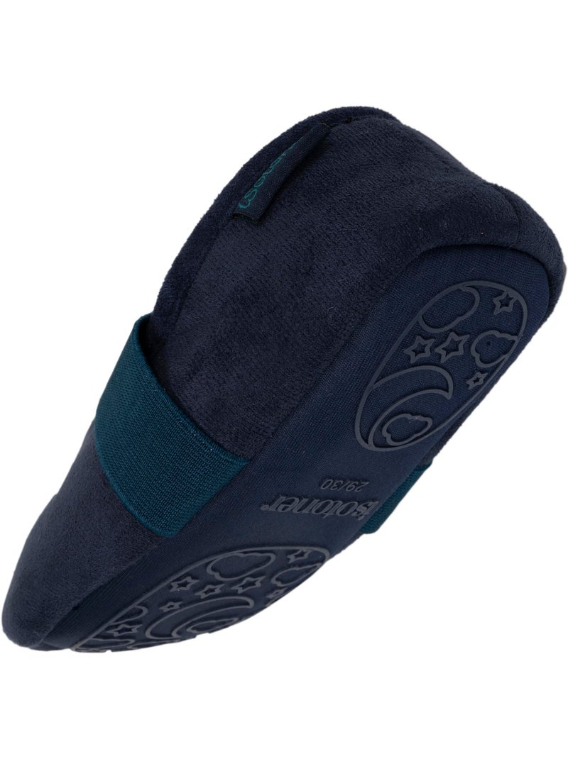 Zapatillas mocasines suela de ante antideslizante niño isotoner Azul marino - Kiabi