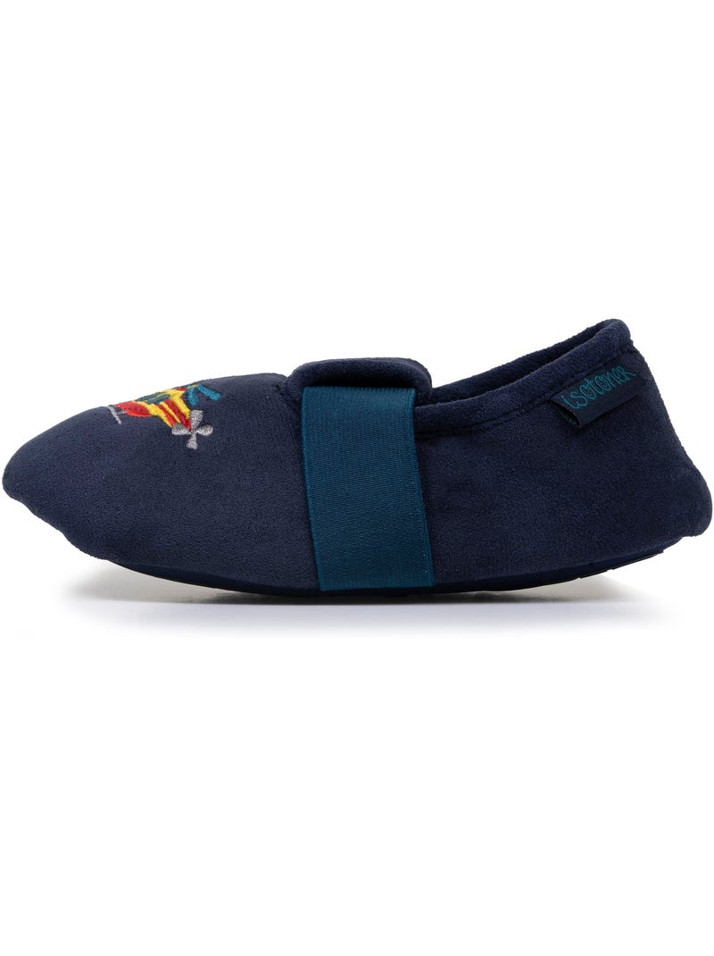 Zapatillas mocasines suela de ante antideslizante niño isotoner Azul marino - Kiabi