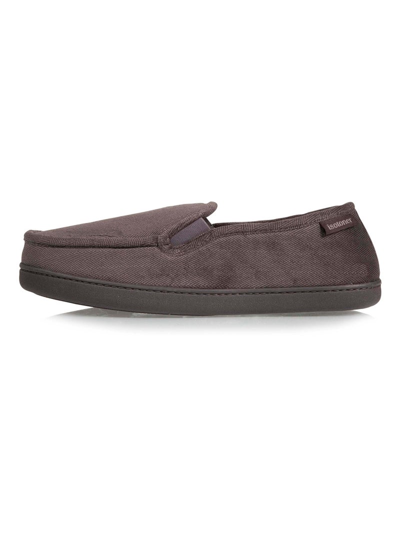 Zapatillas mocasines sujeción de la bóveda plantar hombre Isotoner Gris - Kiabi