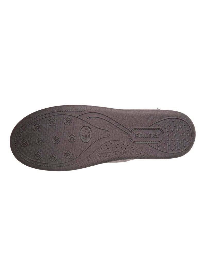 Zapatillas mocasines sujeción de la bóveda plantar hombre Isotoner Gris - Kiabi