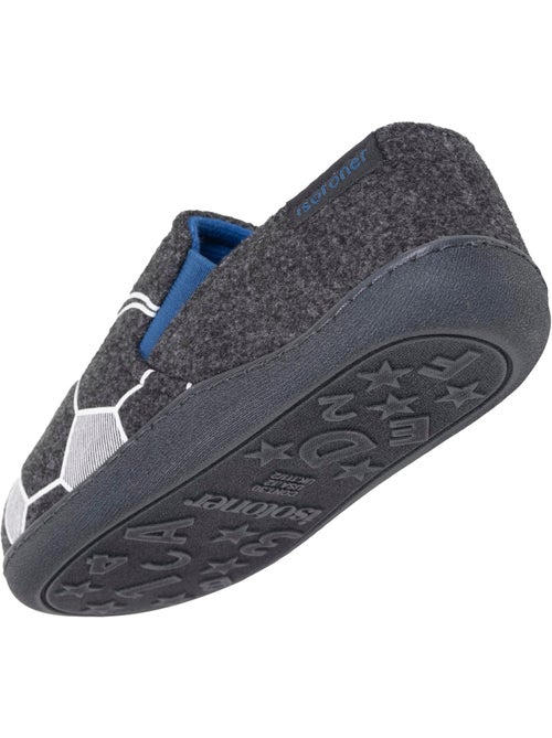 Zapatillas mocasines tejido polar jaspeado, sujeción del pie, niño Isotoner - Kiabi