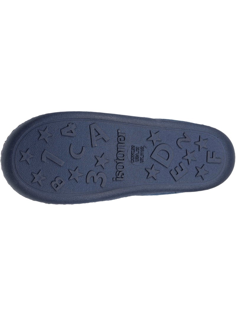 Zapatillas mocasines terciopelo, ajuste flexible, fácil de niña isotoner Azul marino - Kiabi