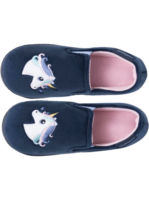 Zapatillas mocasines terciopelo, sujeción suave, fácil de niña Isotoner - Kiabi Zapatillas mocasines terciopelo, sujeción suave, fácil de niña Isotoner - Kiabi