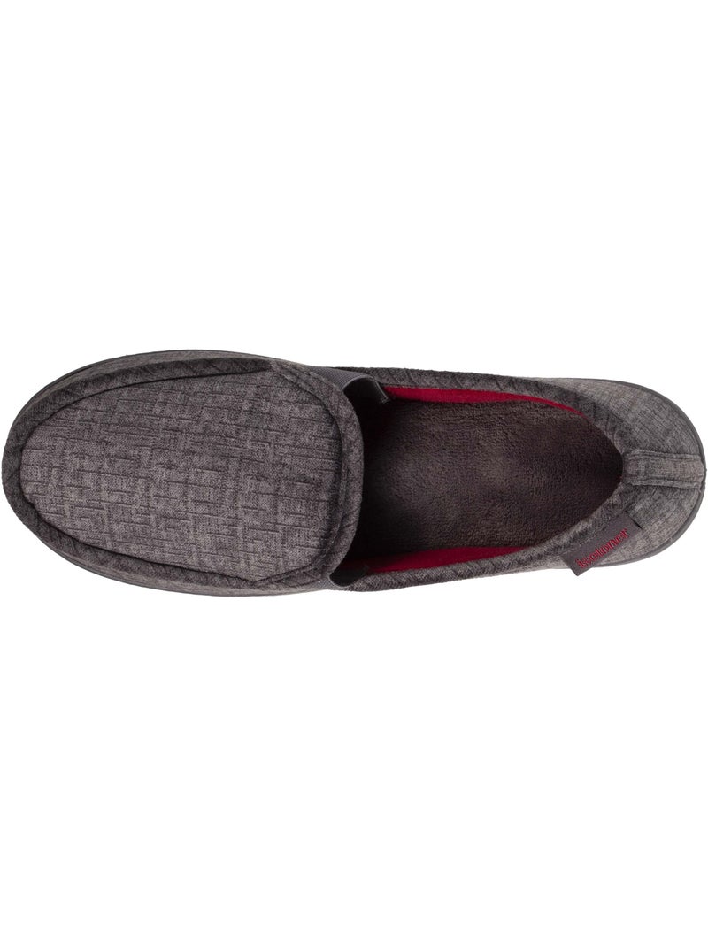 Zapatillas mocasines terciopelo ultra suave hombre Gris - Kiabi