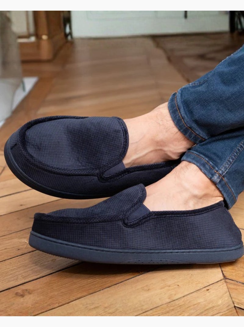 Zapatillas mocasines Terciopelo ultra suave hombre Isotoner Azul marino - Kiabi