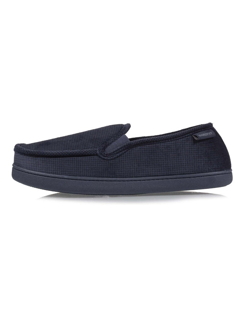 Zapatillas mocasines Terciopelo ultra suave hombre Isotoner Azul marino - Kiabi