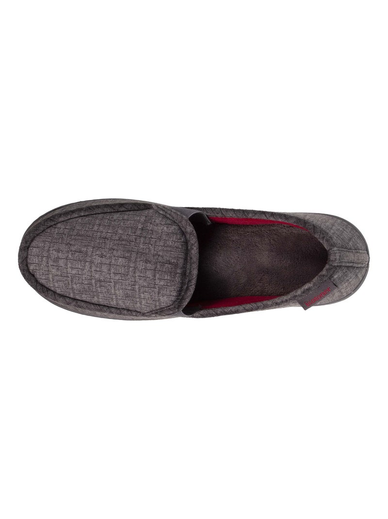 Zapatillas mocasines Terciopelo ultra suave hombre Isotoner Gris - Kiabi