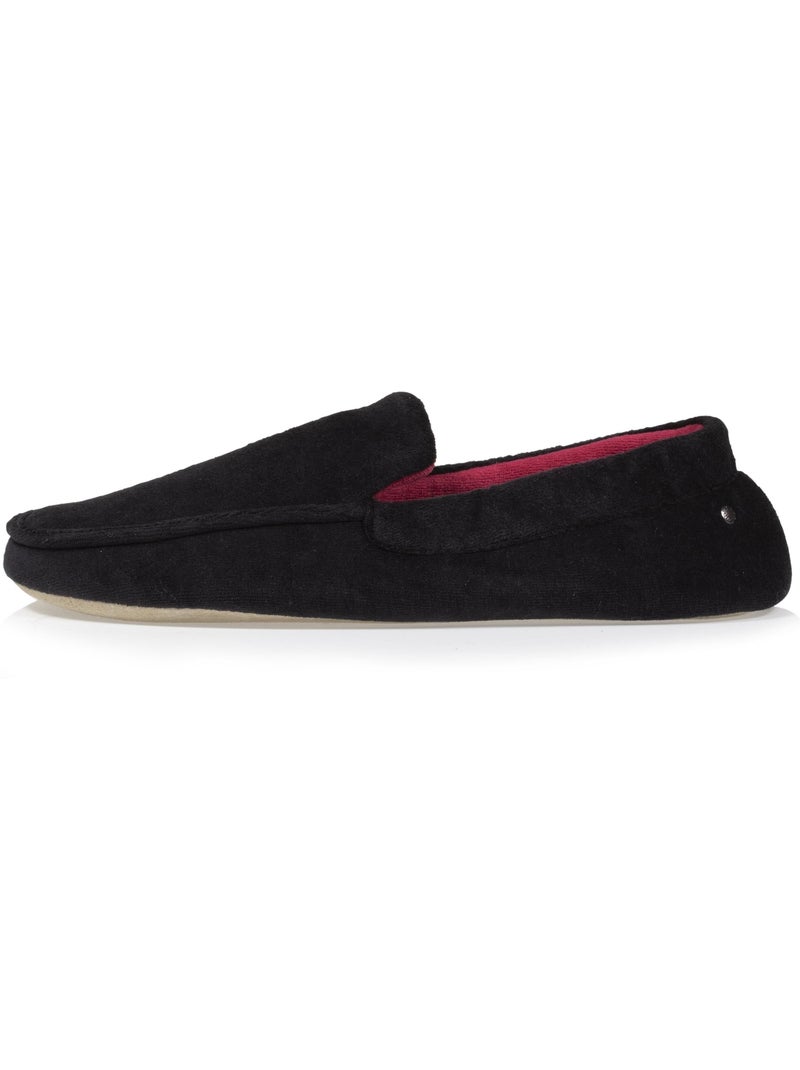Zapatillas mocasines ultracómodas y ligeras, de algodón hombre isotoner Negro - Kiabi