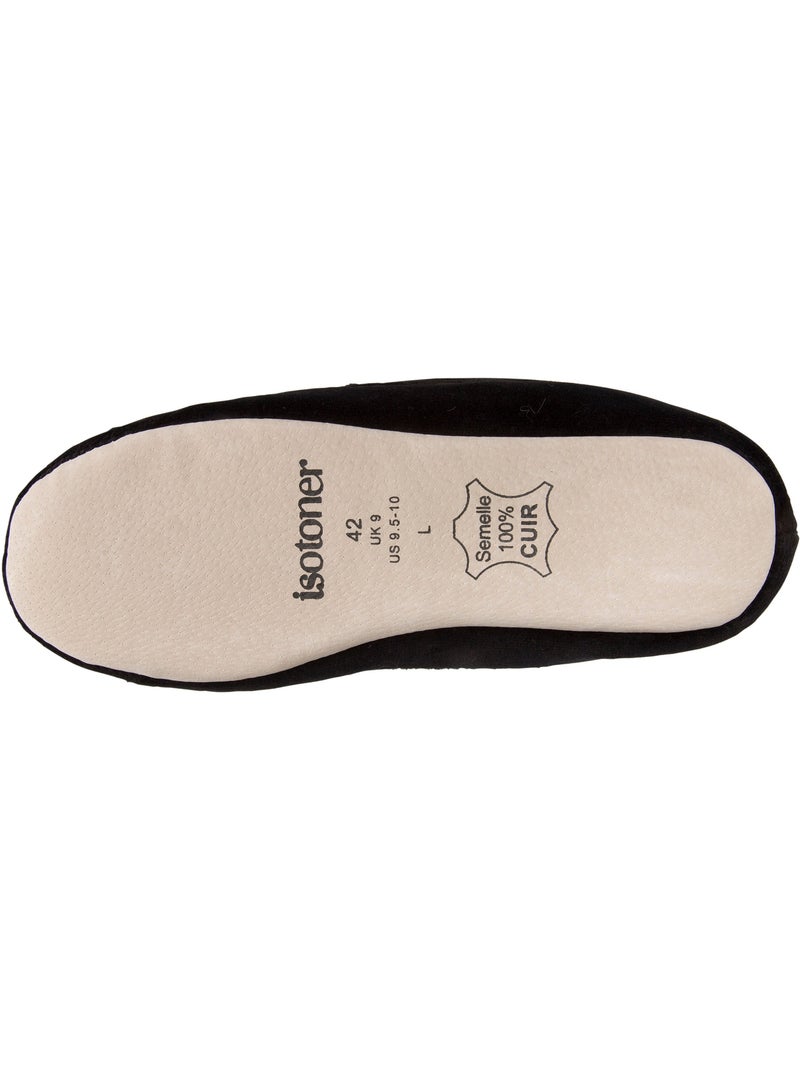 Zapatillas mocasines ultracómodas y ligeras, de algodón hombre isotoner Negro - Kiabi