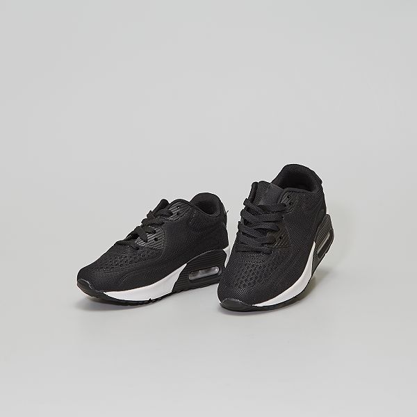 Zapatillas moda Niño 10-18 años - negro/blanco - Kiabi - 23,00€