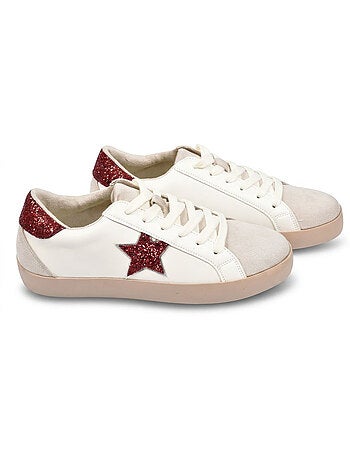 Zapatillas Mujer Estrella Glitter Plataforma MMXXIV OZABI