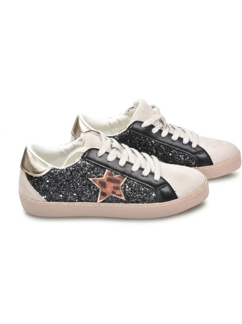 Zapatillas Mujer Estrella Glitter Plataforma OZABI MMXXIV - Kiabi Zapatillas Mujer Estrella Glitter Plataforma OZABI MMXXIV - Kiabi