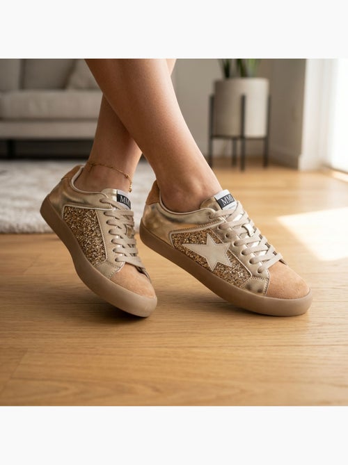 Zapatillas Mujer Glitter Estrella Plataforma MMXXIV OZABI - Kiabi Zapatillas Mujer Glitter Estrella Plataforma MMXXIV OZABI - Kiabi