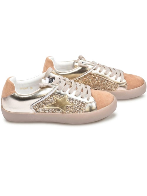 Zapatillas Mujer Glitter Estrella Plataforma MMXXIV OZABI - Kiabi Zapatillas Mujer Glitter Estrella Plataforma MMXXIV OZABI - Kiabi