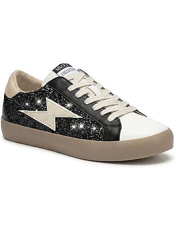 Zapatillas Mujer Glitter Rayo Plataforma OZABI MMXXIV