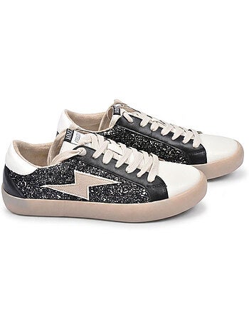 Zapatillas Mujer Glitter Rayo Plataforma OZABI MMXXIV