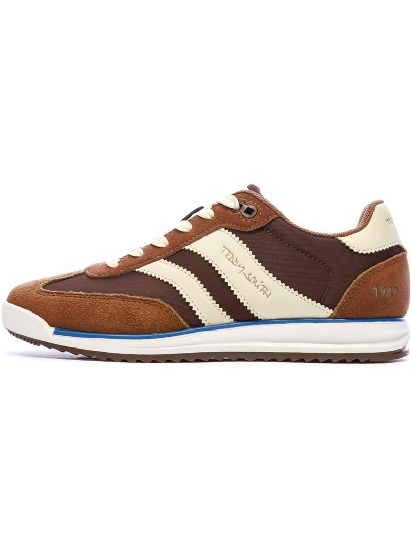 Zapatillas mujer teddy smith Marrón capuchino - Kiabi