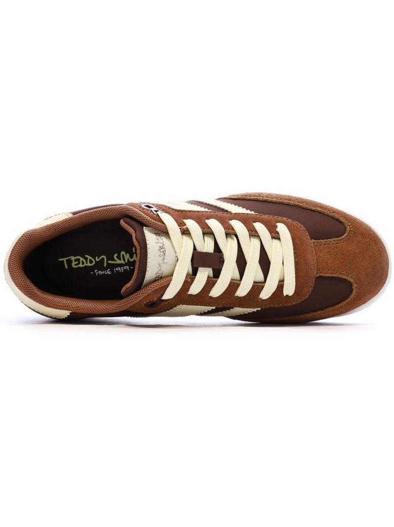 Zapatillas mujer teddy smith Marrón capuchino - Kiabi