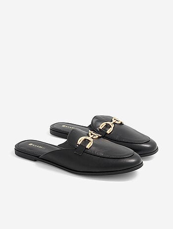 Zapatillas mule estilo mocasín