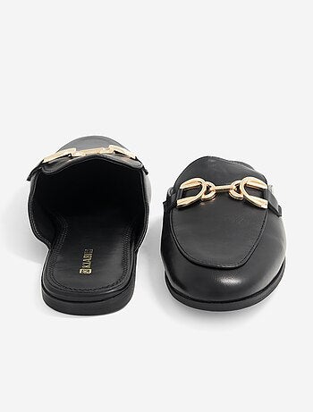 Zapatillas mule estilo mocasín