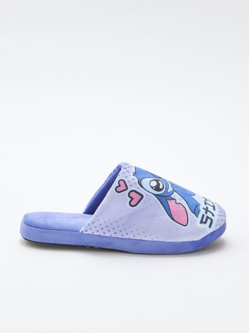 Zapatillas mules 'Angel' 'Stitch' Azul - Kiabi