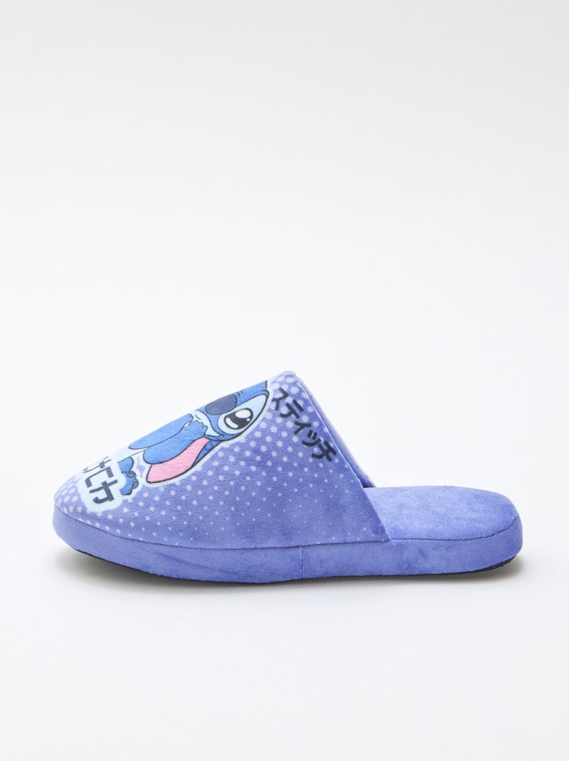 Zapatillas mules 'Angel' 'Stitch' Azul - Kiabi