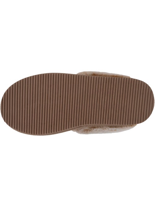 Zapatillas mules cálido cuero forrado mujer isotoner - Kiabi Zapatillas mules cálido cuero forrado mujer isotoner - Kiabi