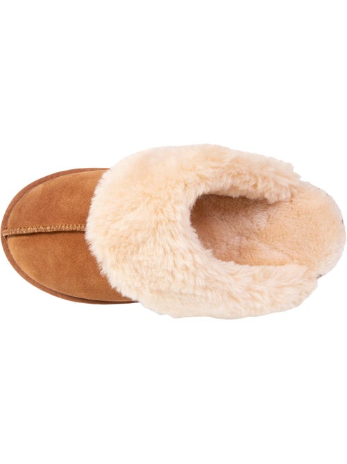 Zapatillas mules cálido cuero forrado mujer isotoner - Kiabi Zapatillas mules cálido cuero forrado mujer isotoner - Kiabi