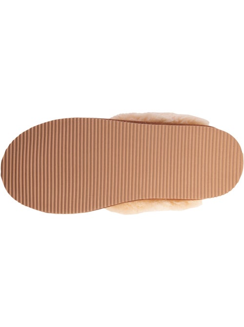 Zapatillas mules cálido cuero forrado mujer isotoner - Kiabi Zapatillas mules cálido cuero forrado mujer isotoner - Kiabi