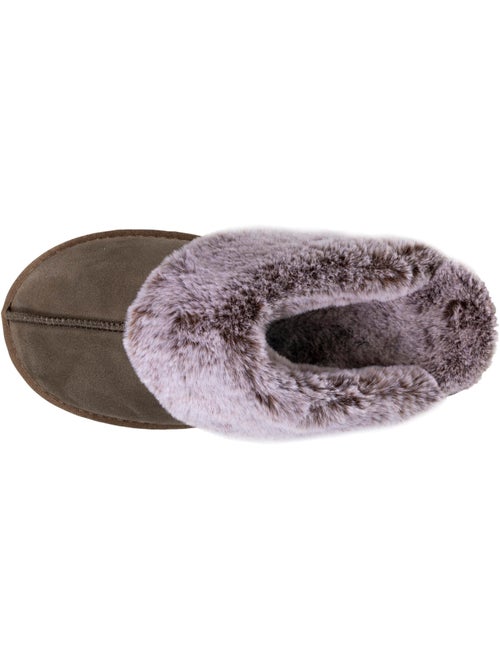 Zapatillas mules cálido cuero forrado mujer isotoner - Kiabi Zapatillas mules cálido cuero forrado mujer isotoner - Kiabi