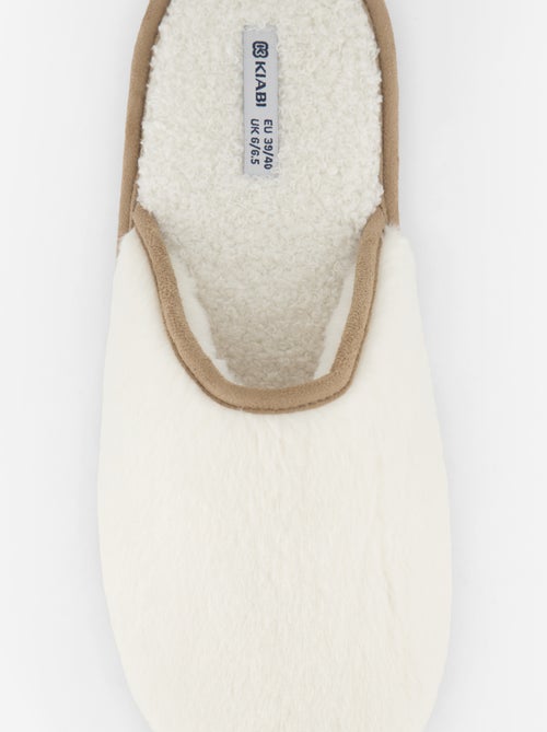 Zapatillas mules forradas - Kiabi Zapatillas mules forradas - Kiabi