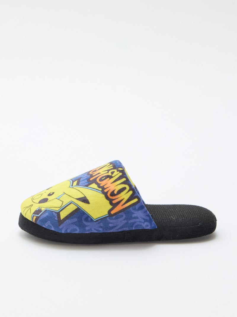 Zapatillas mules 'Pikachu' Azul - Kiabi