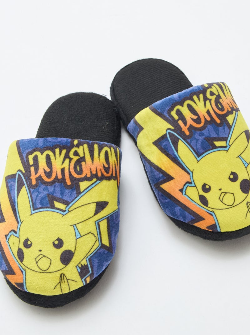 Zapatillas mules 'Pikachu' Azul - Kiabi