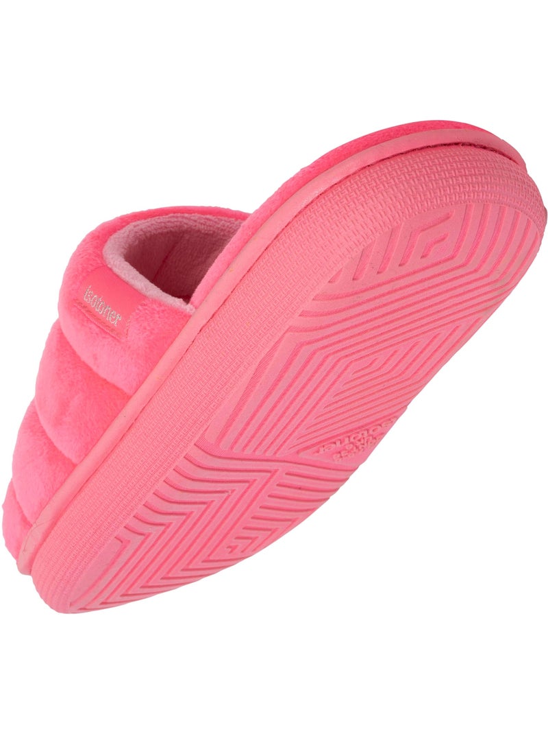 Zapatillas mules suela ultrasuave mujer Rosa - Kiabi